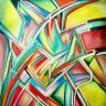   .  LIME AND STRAWBERRY. (2013) oil on canvas.9775cm..JPG